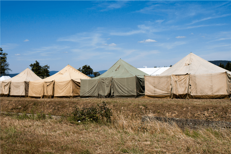 Water Treatment Systems in Military, Refugee Camp Areas.